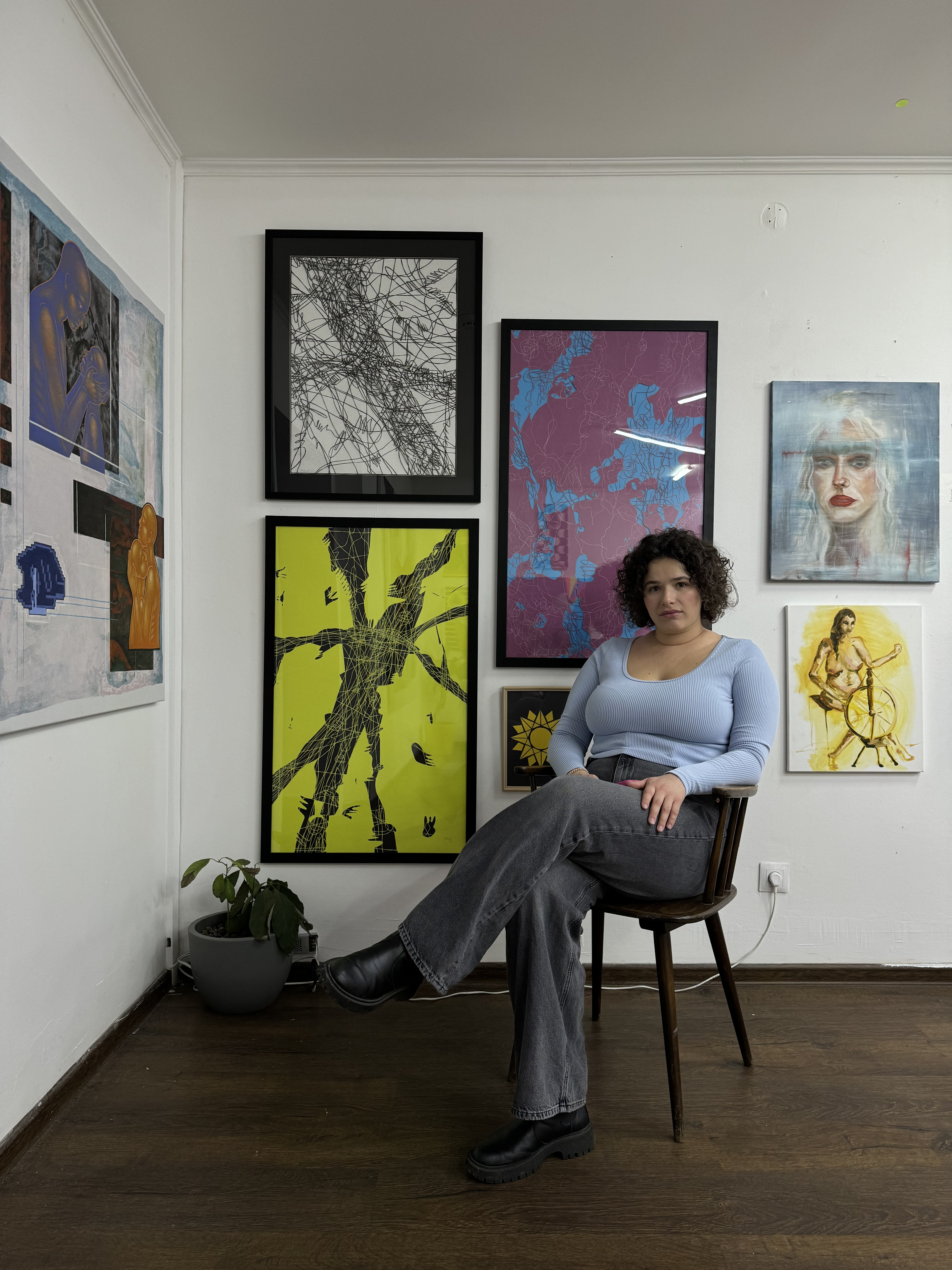 Portrait of Olha Hnativ, who works in the Artist style (Lviv, Ukraine) Photo 2 of 2.