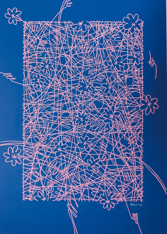 Зображення "Квітень" від Ольга Гнатів, розмір: 100x70cm, матеріали: Папір, витинанка, медіум: Витинанка, місто: Львів, ціна: $950