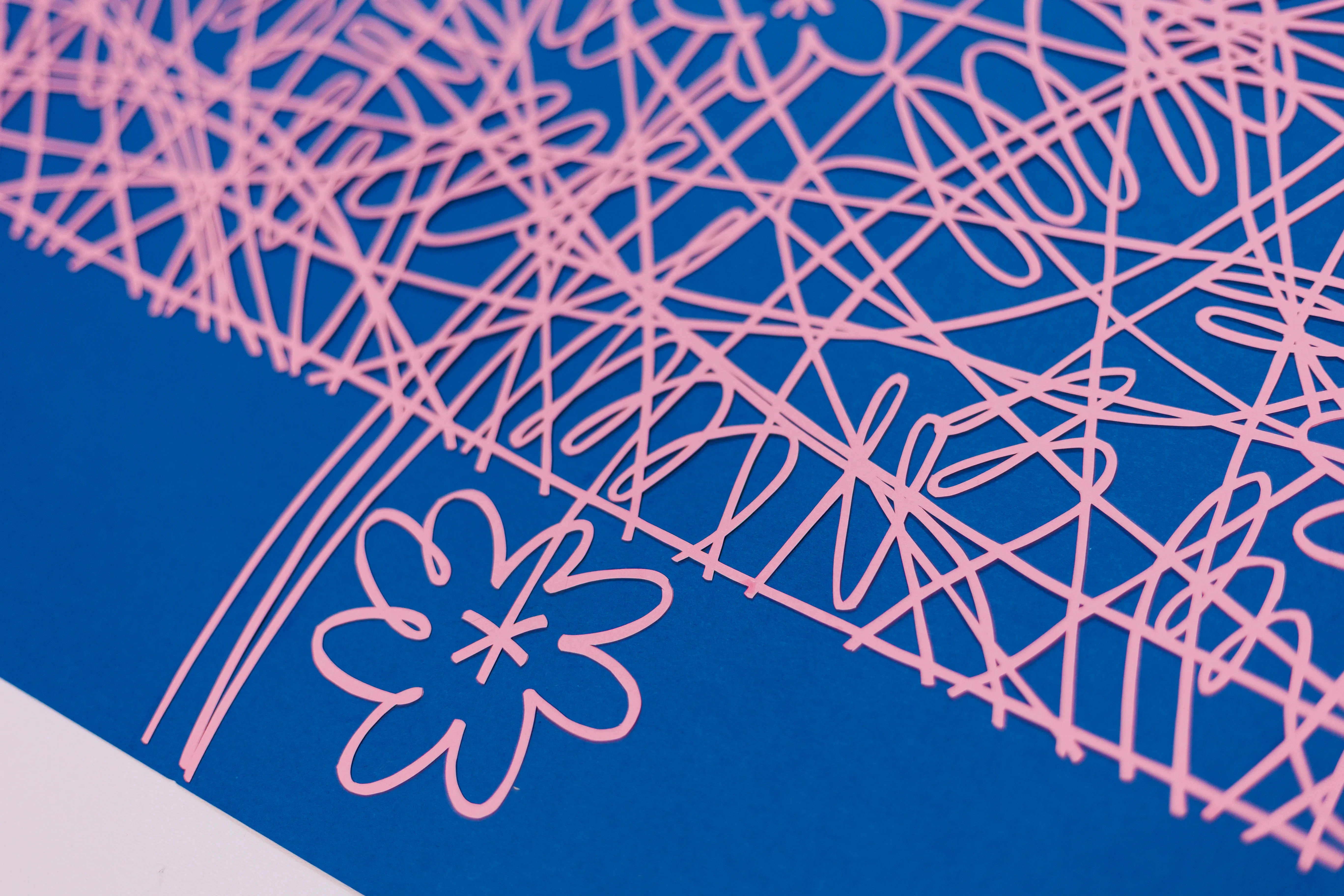 Image of April by Olha Hnativ, size: 100x70cm, made of Paper, papercutting, Papercut medium, from Lviv, priced at $950 Photo 4 of 4.