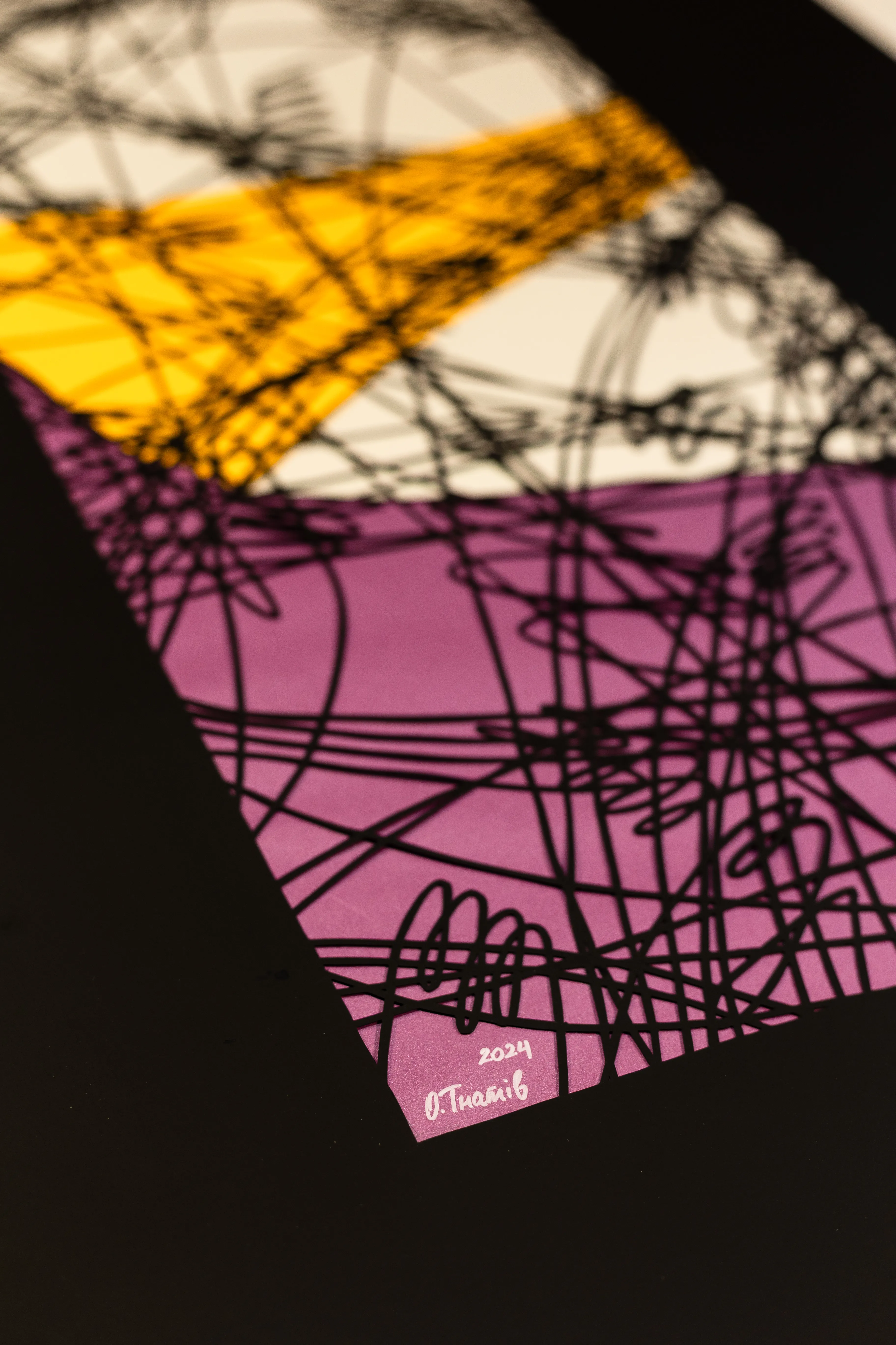 Image of Appliqué 2 by Olha Hnativ, size: 100x60cm, made of Paper, papercutting, Papercut medium, from Lviv, priced at $700 Photo 2 of 2.