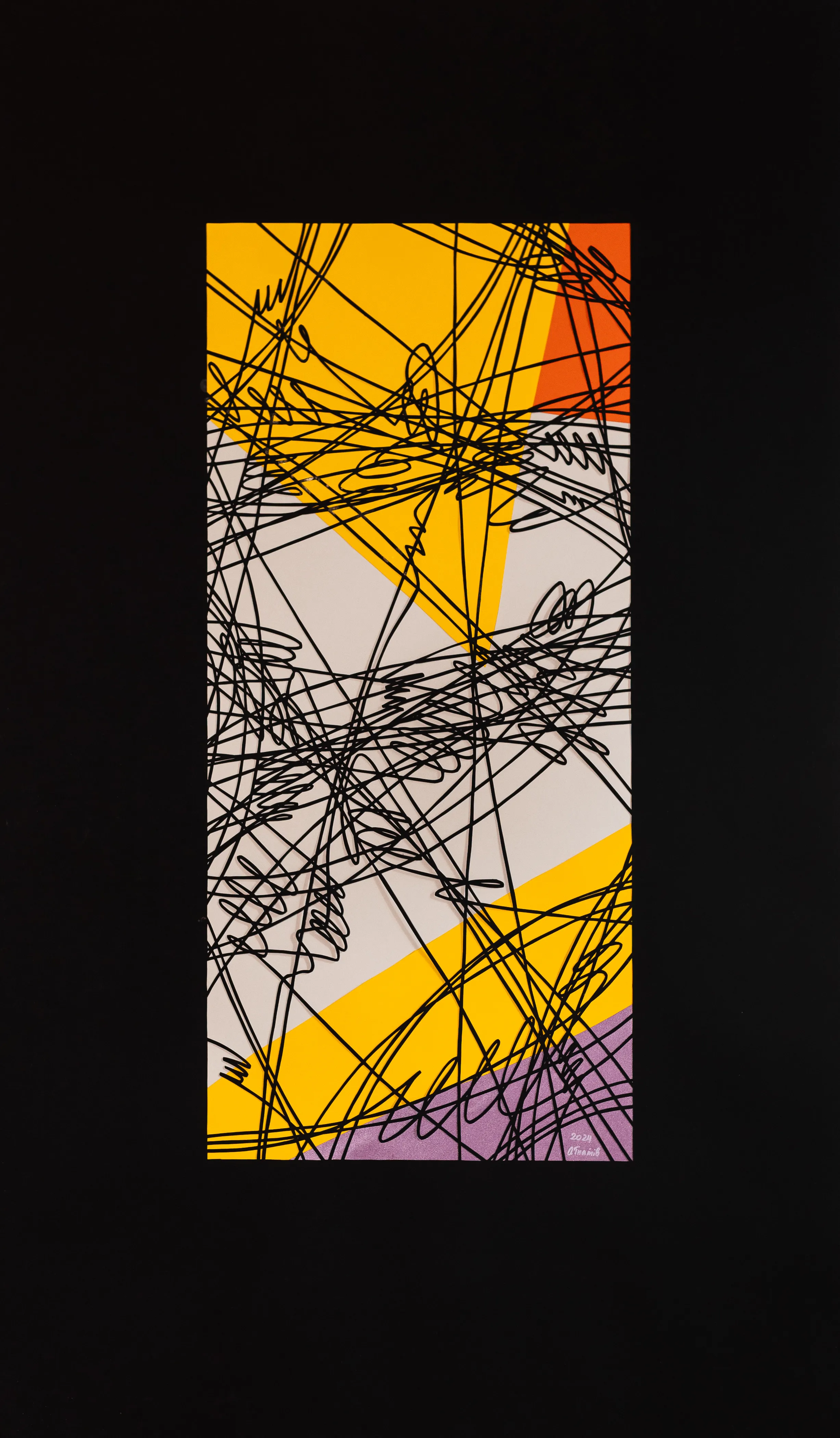Image of Appliqué 1 by Olha Hnativ, size: 100x60cm, made of Paper, papercutting, Papercut medium, from Lviv, priced at $700 Photo 1 of 3.