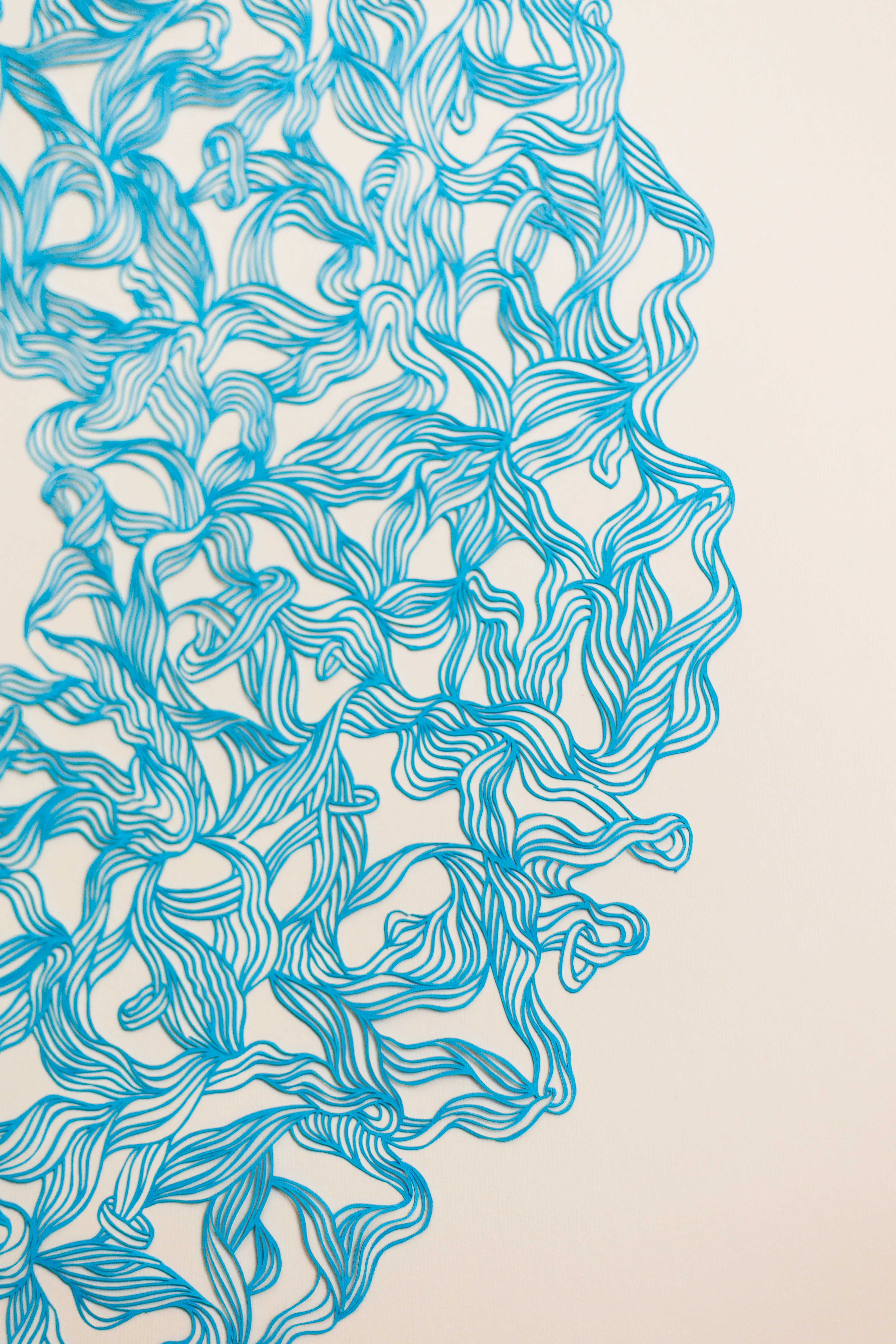 Image of Tension by Olha Hnativ, size: 90х90, made of Paper, papercutting, Papercut medium, from Lviv, priced at $800 Photo 3 of 5.